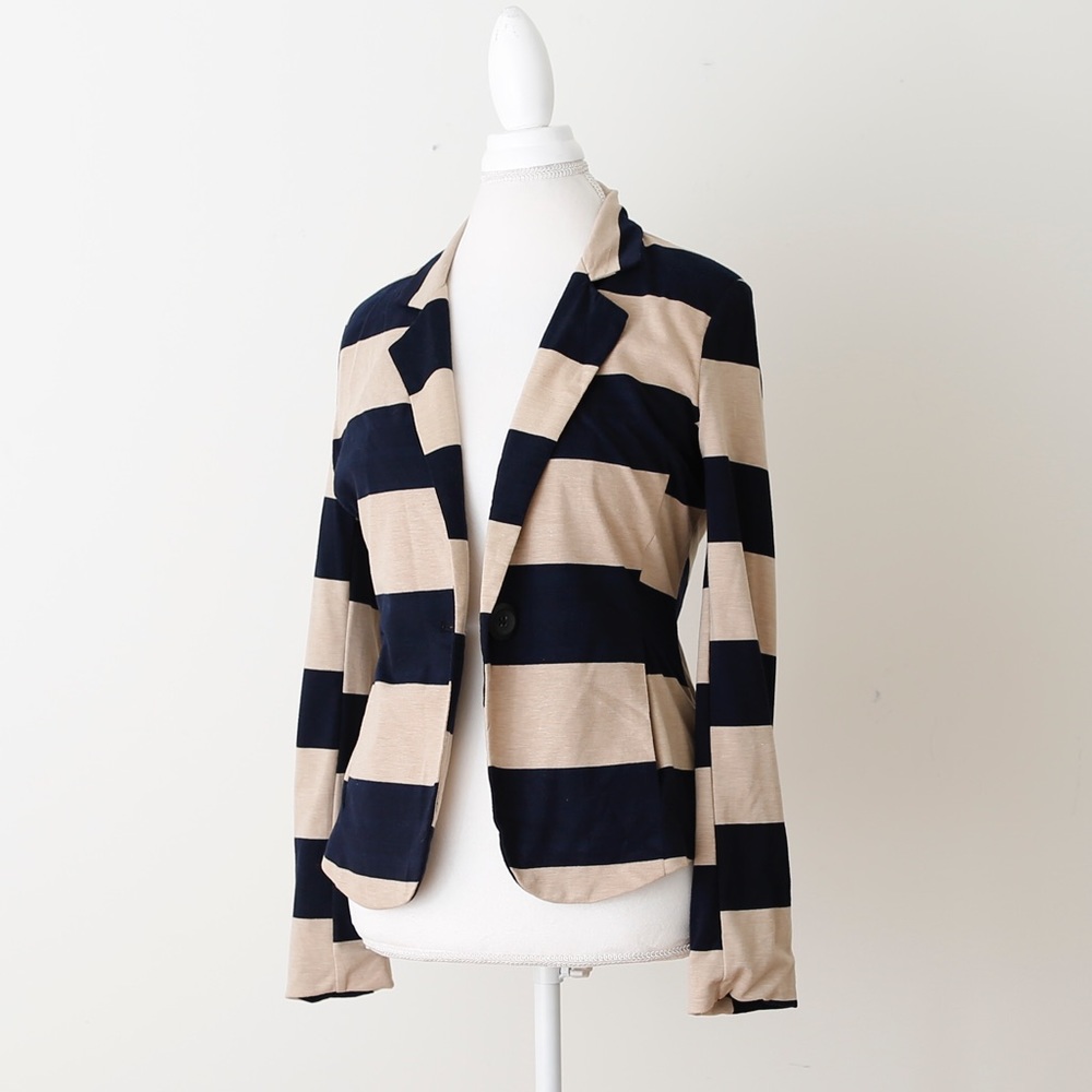 NWOT Striped Blazer